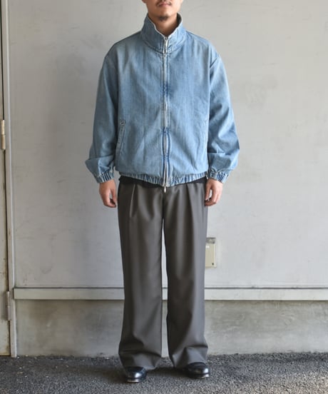 superNova. Denim track jacket - Old vintage wash / Light indigo