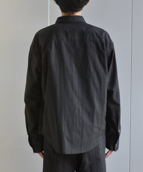 nakedgauge MADRAS STRIPE SHIRTS LS