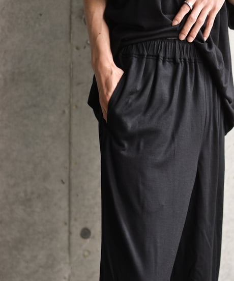 Gorsch the merry coachman Merino Wool Knit Easy Trousers