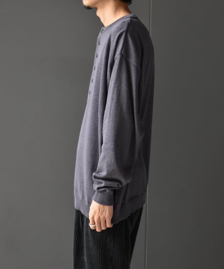 "Exclusive"ANDER HENLY NECK KNIT