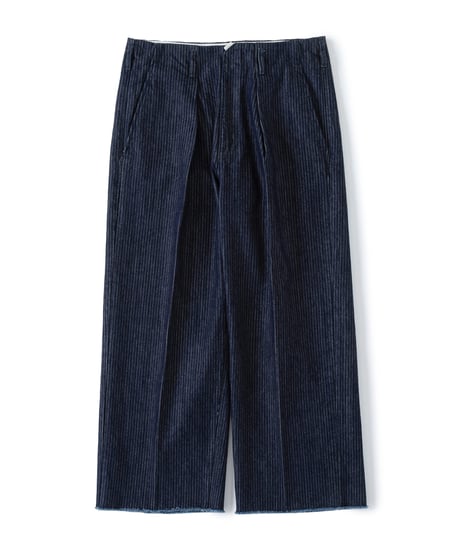 saby TUCK-BAGGY TYPE 2 - Stripe Denim One Wash -
