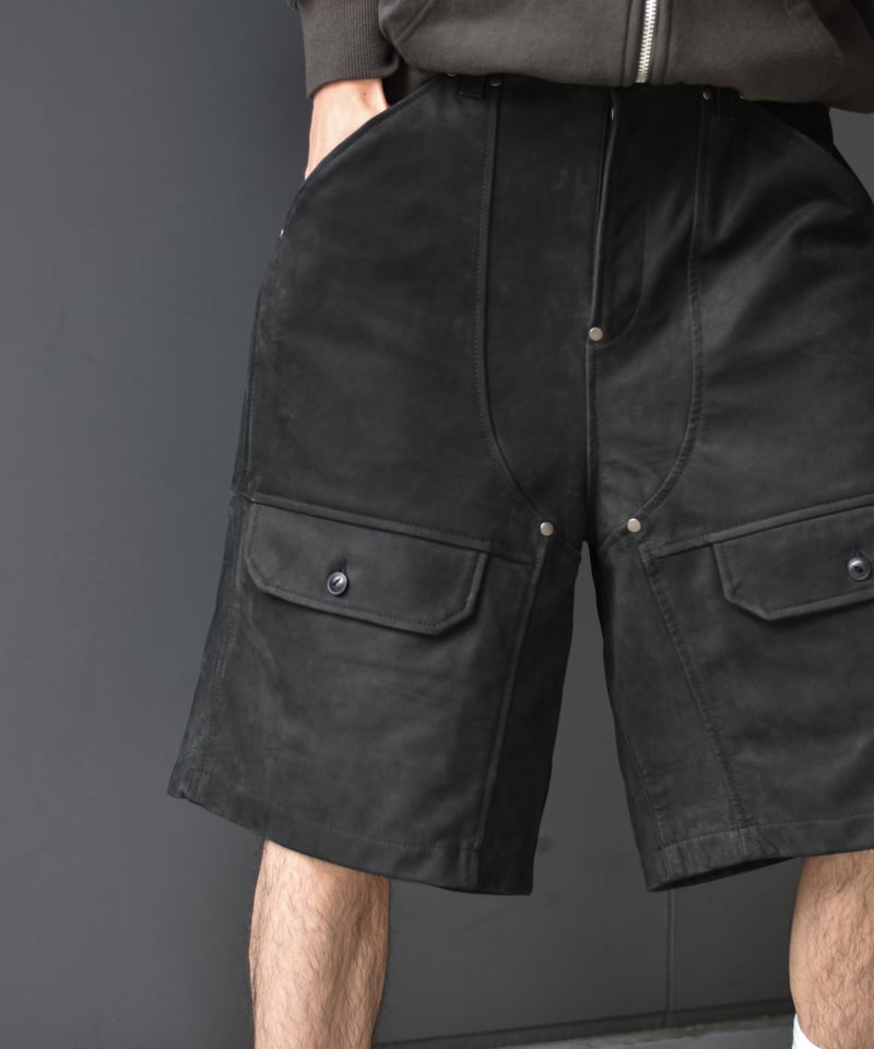 CCU ゴートレザー ショートパンツ WORK SHORTS CCU WORK SHORTS | MusterWerk Sud.