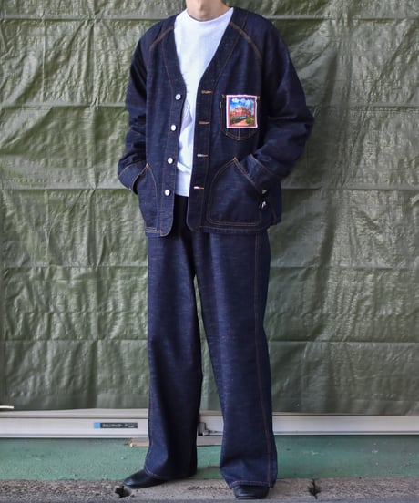 TUITACI INLAY DENIM ENGINEER JACKET "Royston"