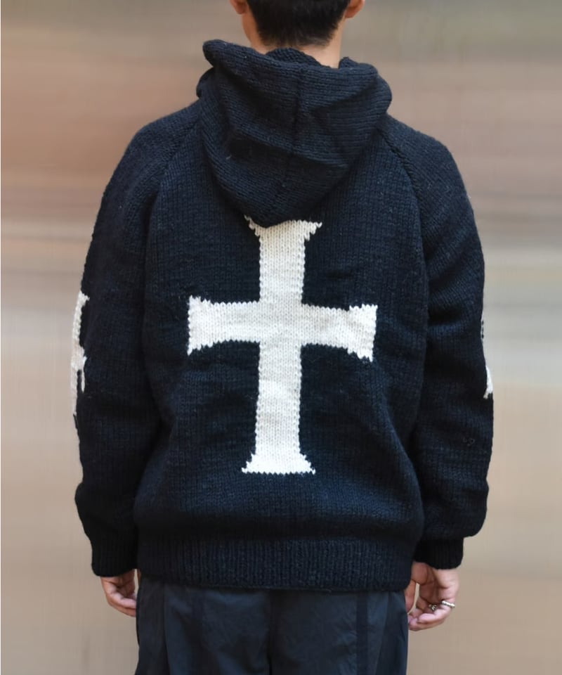 MacMahon Knitting Mlls Hooded Zip Knit-Cross | MacMahon Knitting Mlls Hooded Zip Knit-Cross |