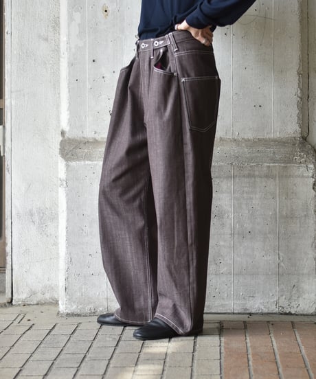Willow Pants P-040 brown denim