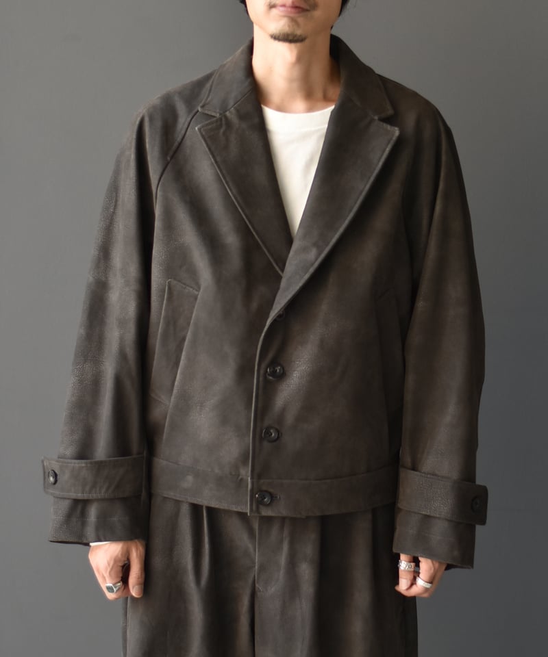 NEZU YOHIN TEN シンセティックレザージャケット | 45do