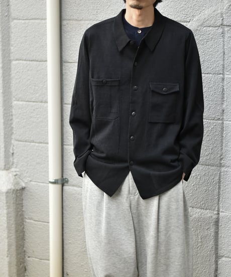MEIAS LINEN CHAMBRAY KNIT SHIRTS