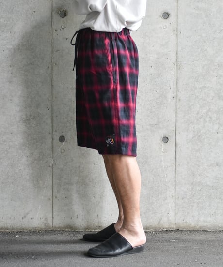 Willow Pants P-030 BLK×PUR CHECK