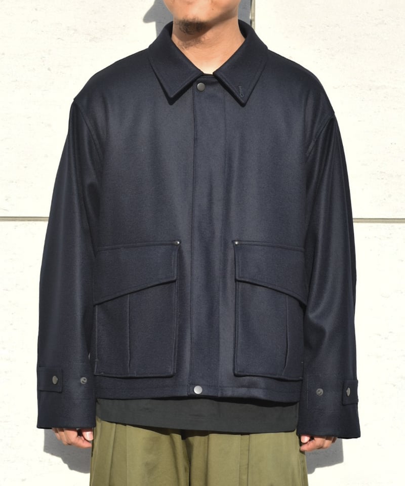 ULTERIOR 24AW スーパーファインメルトンファティーグジャケット ULTERIOR 24AW スーパーファインメルトンファティーグジャケット