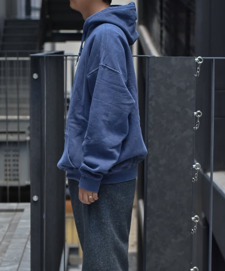 OCTANT HOODIE SWEAT-W-pigment dye