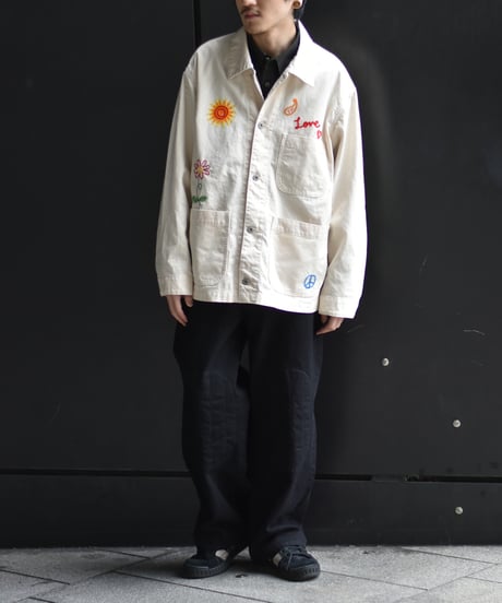 superNova. Embroidered coverall jacket -  Duck canvas