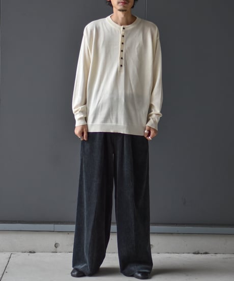 "Exclusive"ANDER HENLY NECK KNIT