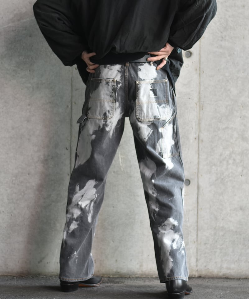 Willow Pants P-034 BLK bleach | 45do｜refomed・Go