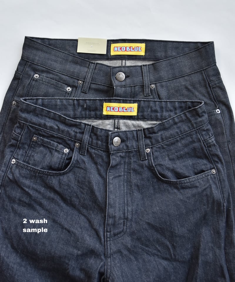 NEO BLUE SUPER BAGGY JEANS | 45do｜refomed・Gors