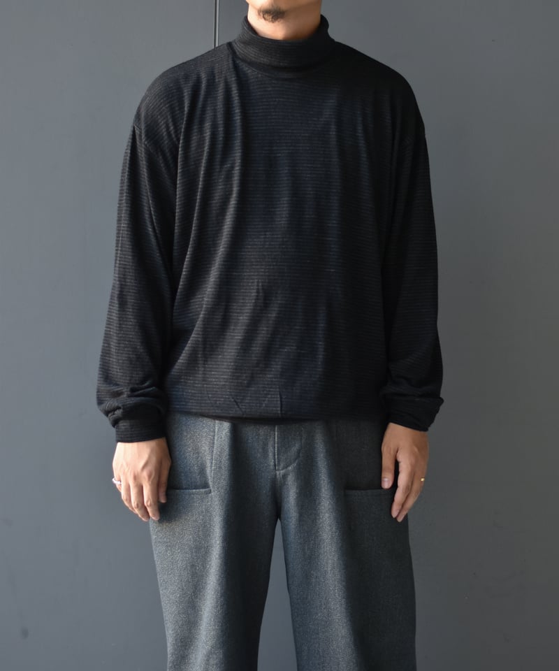 ULTERIOR SUPER FINE WOOL COTTON TURTLE-NECK TO