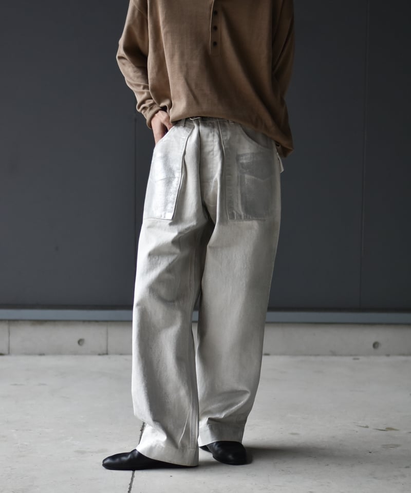 Willow Pants P-001 Silver | 45do｜refomed・Gorsc
