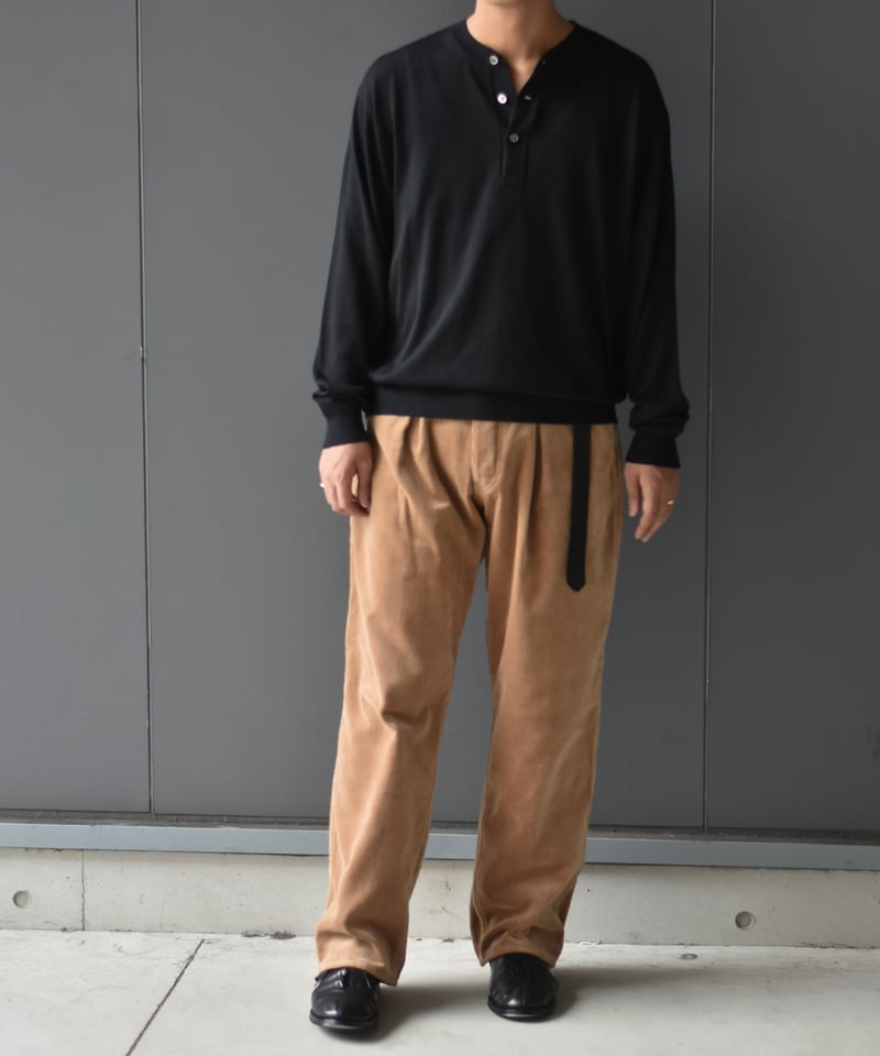 Willow Pants P-035 BEG-CORD | 45do｜ULTERIOR・ref