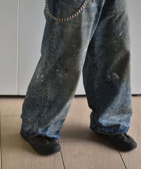 refomed FRESH MAN DENIM WIDE PANTS "PAINT"