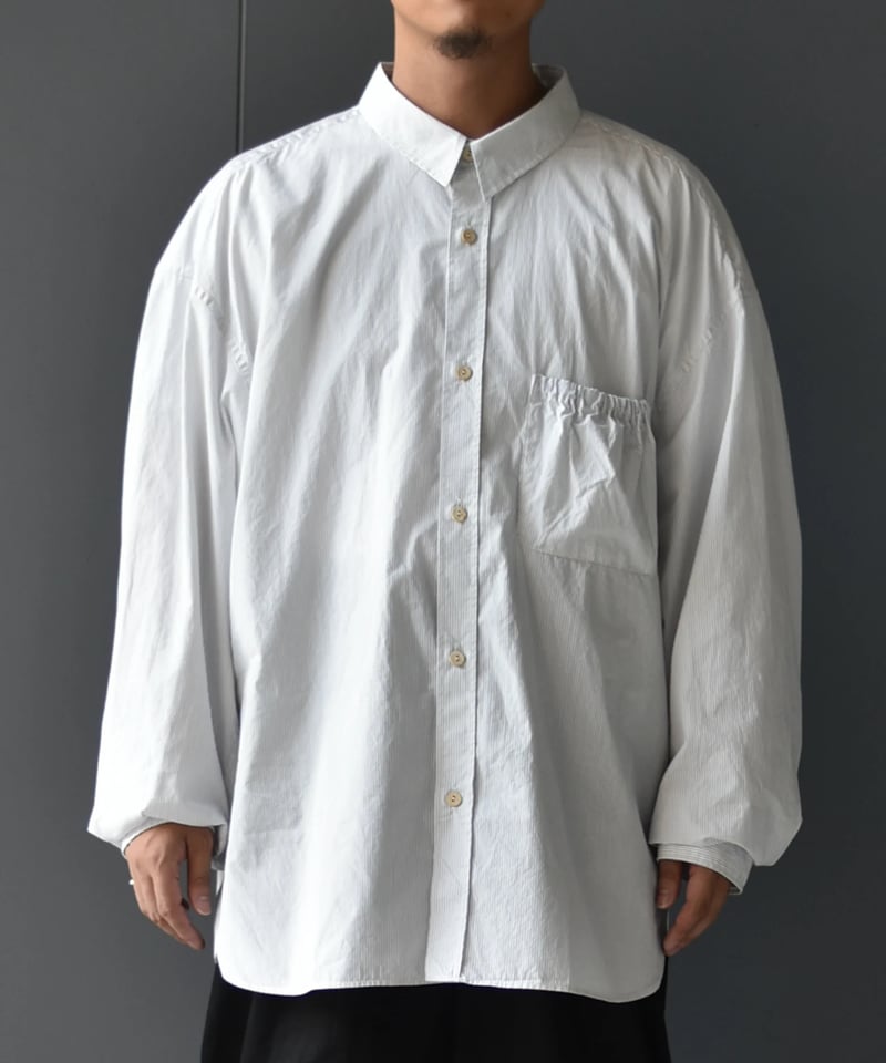 LAST1】refomed WRIST PATCH WIDE SHIRT 