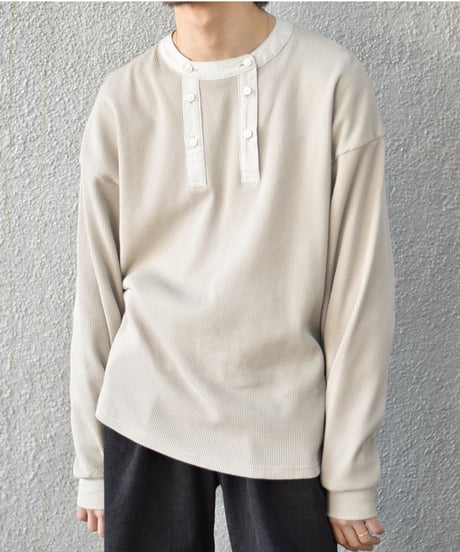 refomed FRESH MAN HENLEY NECK