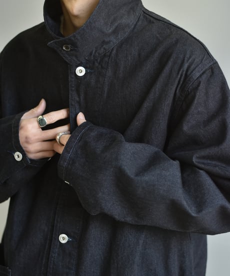 saby WORKERS JACKET TYPE TWO POCKET - 11oz Uneven yarn Denim -