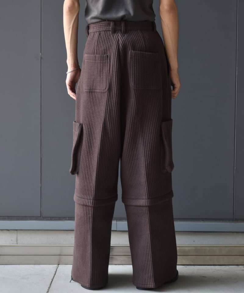 LAST1】 MATSUFUJI Stripe Jacquard Detachable T
