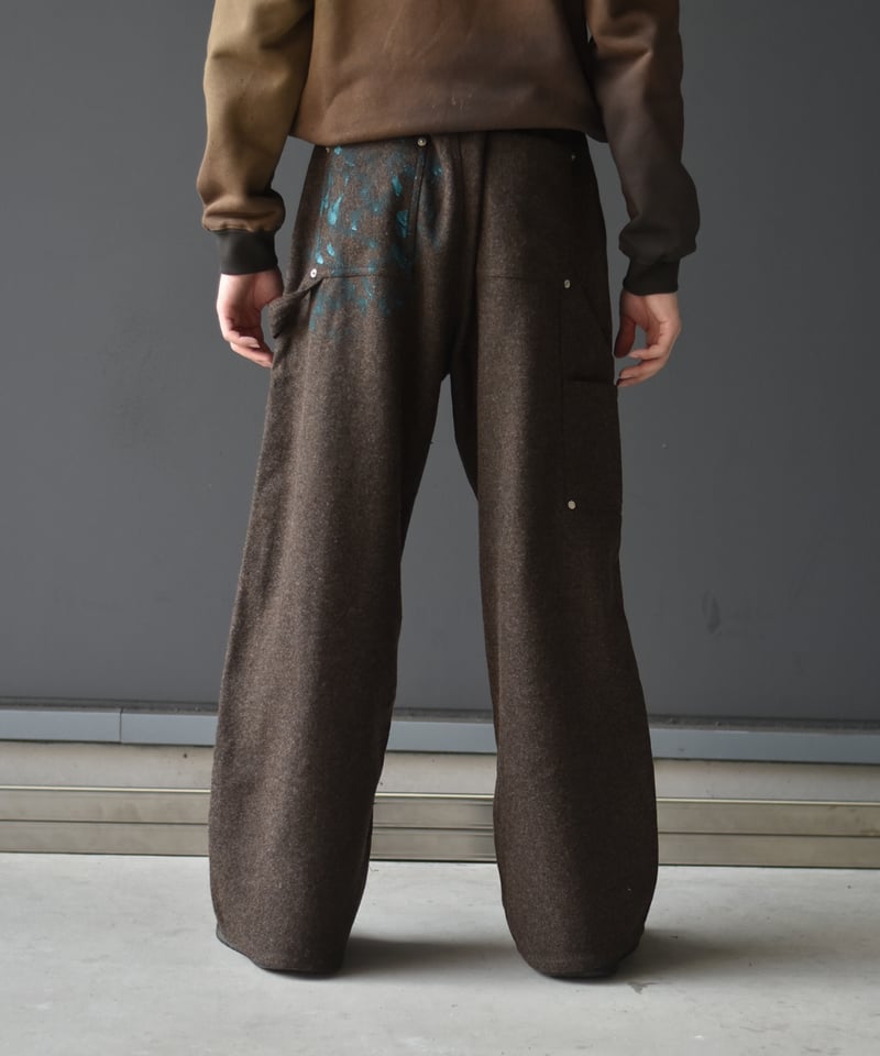 LAST1】PARANOID MELANGE PAINTER PANTS | 45do｜re