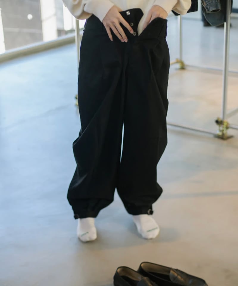 LAST1】refomed KATSURAGI DENIM KNICKERBOCKERS |