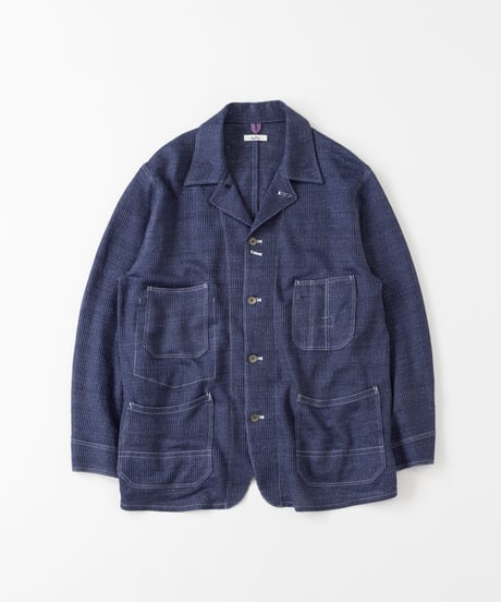 saby WORKERS JACKET TYPE S.B - Bishu Japan Linen Mesh Jacquard FAB -