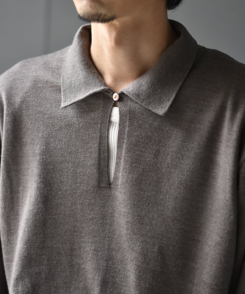 MEIAS WOOL SILK POLO PO | 45do｜refomed・Gorsch・