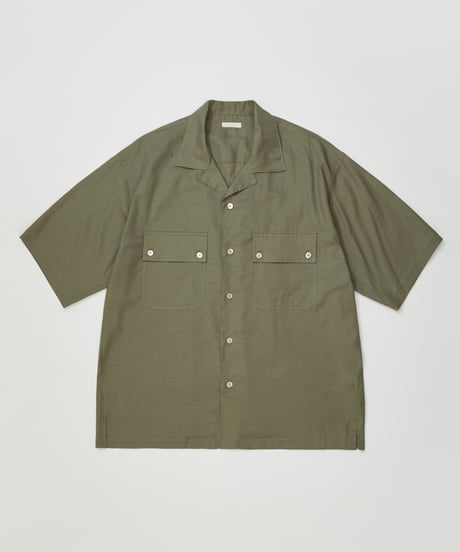 【LAST1】ULTERIOR  SILKY SOFT TWILL O/C SHIRT
