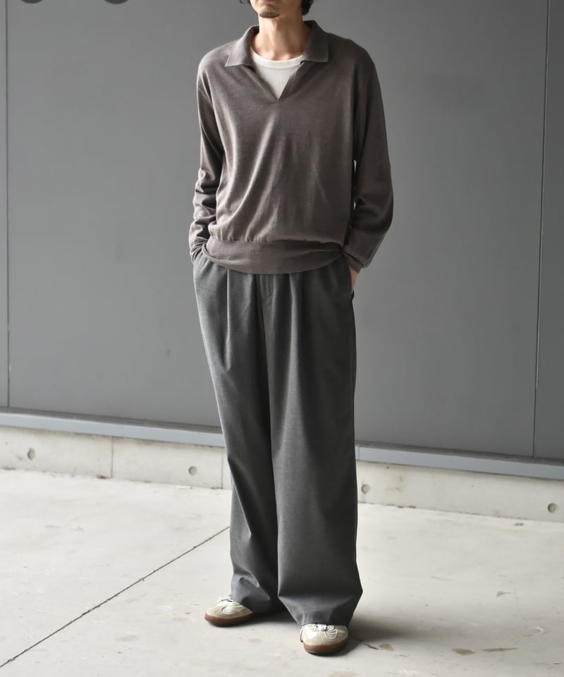 MEIAS WOOL SILK POLO PO | 45do｜refomed・Gorsch・