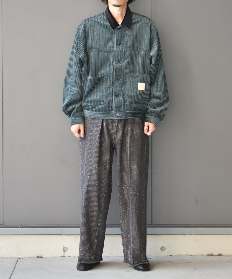 Willow Pants P-019 v-grn | 45do｜ULTERIOR・refome