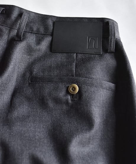 【LAST1】nakedgauge  WOOL GABARDINE ASHLEY SLACKS