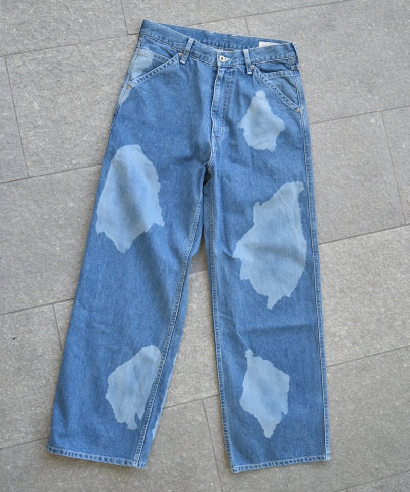 ENCOMING インカミング FADED DENIM TROUSER ホワイト ENCOMING FADED DENIM TROUSER | MusterWerk Sud.