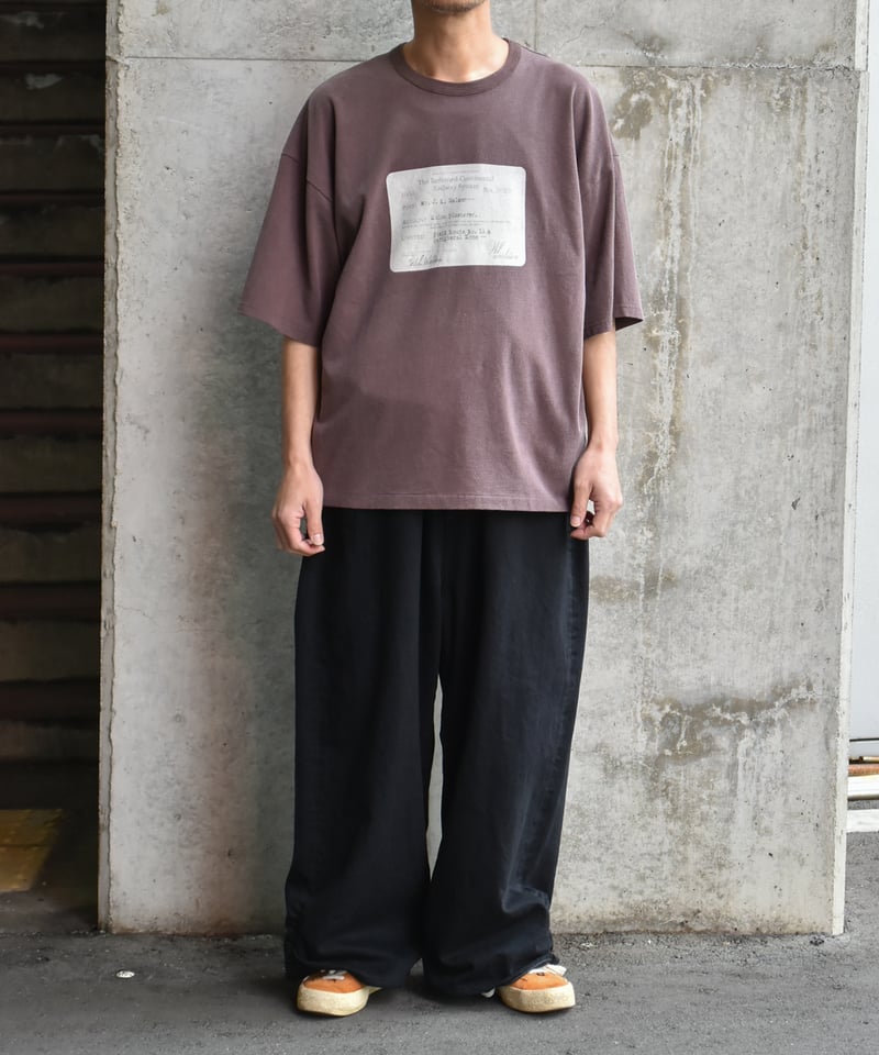 refomed RAILWAY TICKET TEE | 45do｜refomed・Gorsc