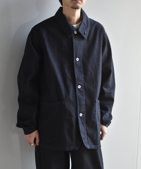 saby WORKERS JACKET TYPE TWO POCKET - 11oz Uneven yarn Denim -