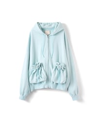 refomed "KINCHAKU" ZIPUP HOODIE