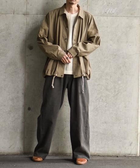 O project  BALLOON SHIRT/SUNDRYED COTTON SATIN