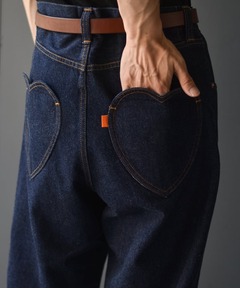 新品 RICE NINE TEN LOVELY JEANS 3 日本製 ハート RICE NINE TEN LOVELY JEANS | 45do｜refomed・Gorsc