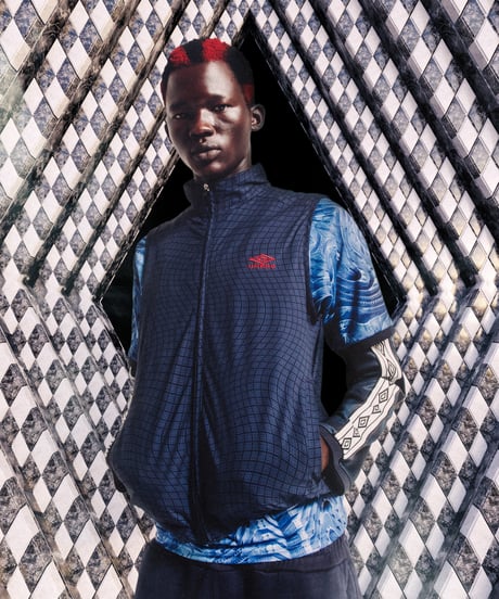 【PARANOID×UMBRO】OVERLAP L/S GAME SHIRT