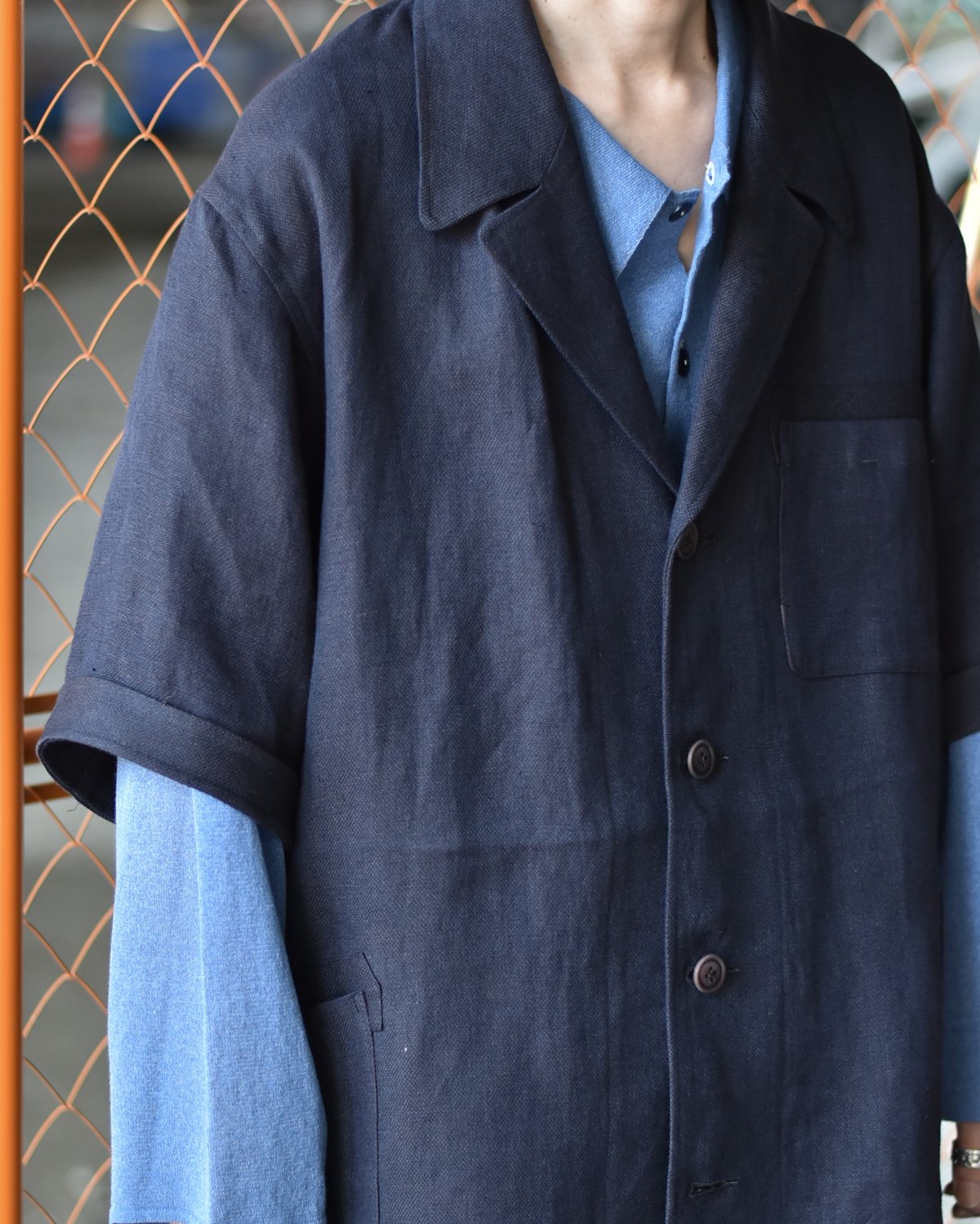 ジャケット・アウター Gorsch 23AW serge wool short coat 再会｜y_s_k117