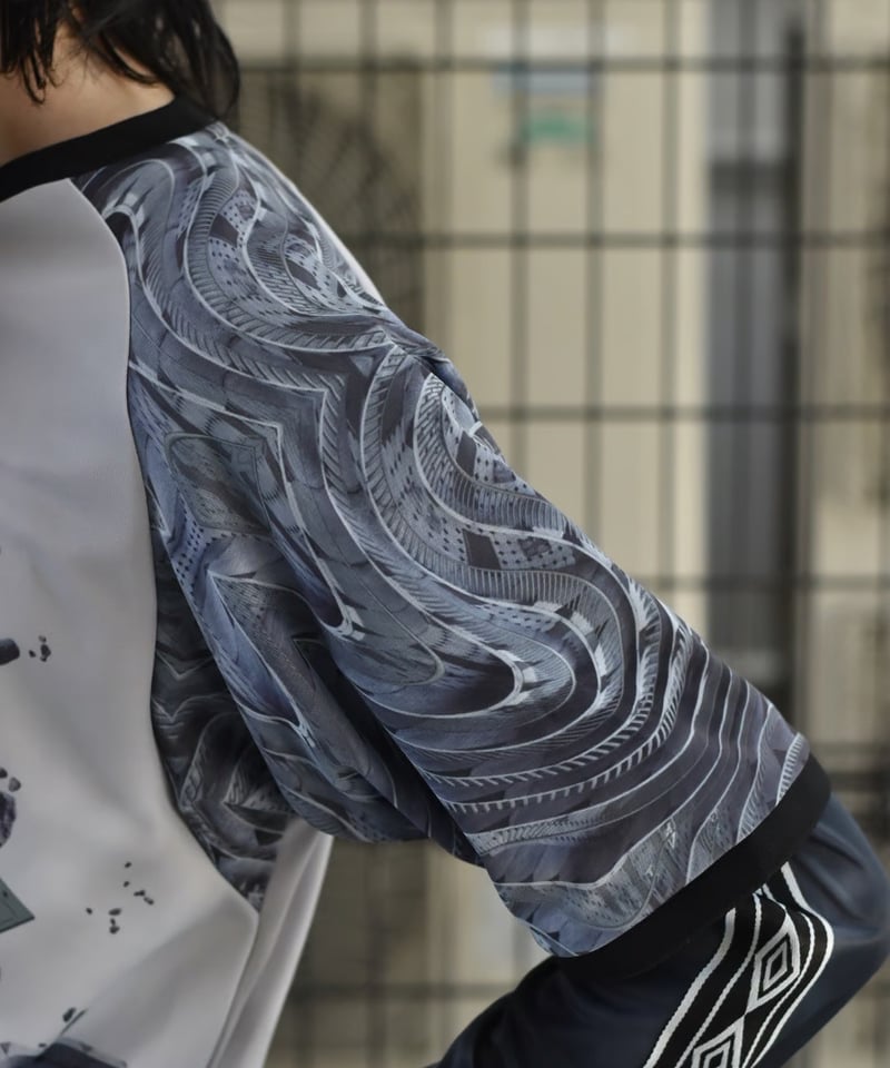 PARANOID×UMBRO】OVERLAP L/S GAME SHIRT | 45do PARANOID×UMBRO】OVERLAP L/S GAME SHIRT | 45do