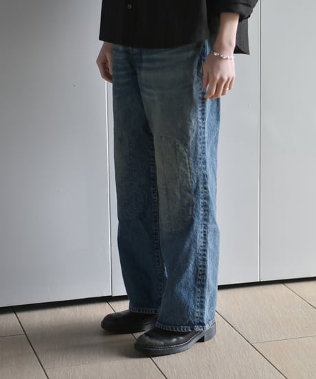 【LAST1】refomed FRESH MAN PADDED DENIM "USED"