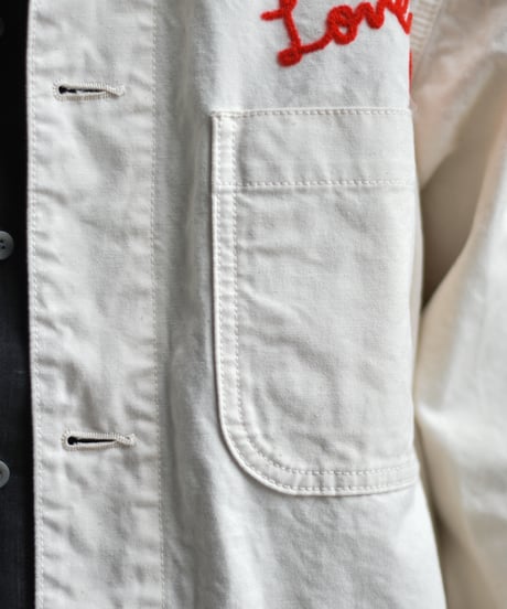 superNova. Embroidered coverall jacket -  Duck canvas