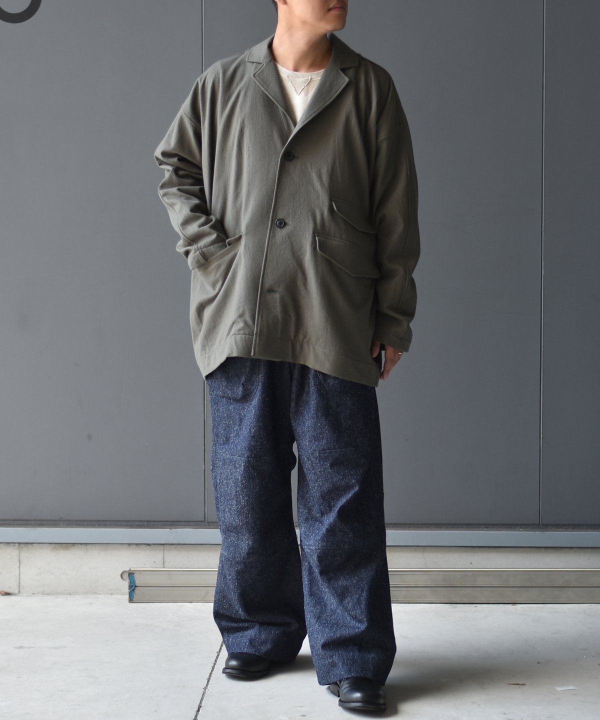 LAST1】O project BLAZER JACKET / BRUSHED SOFT