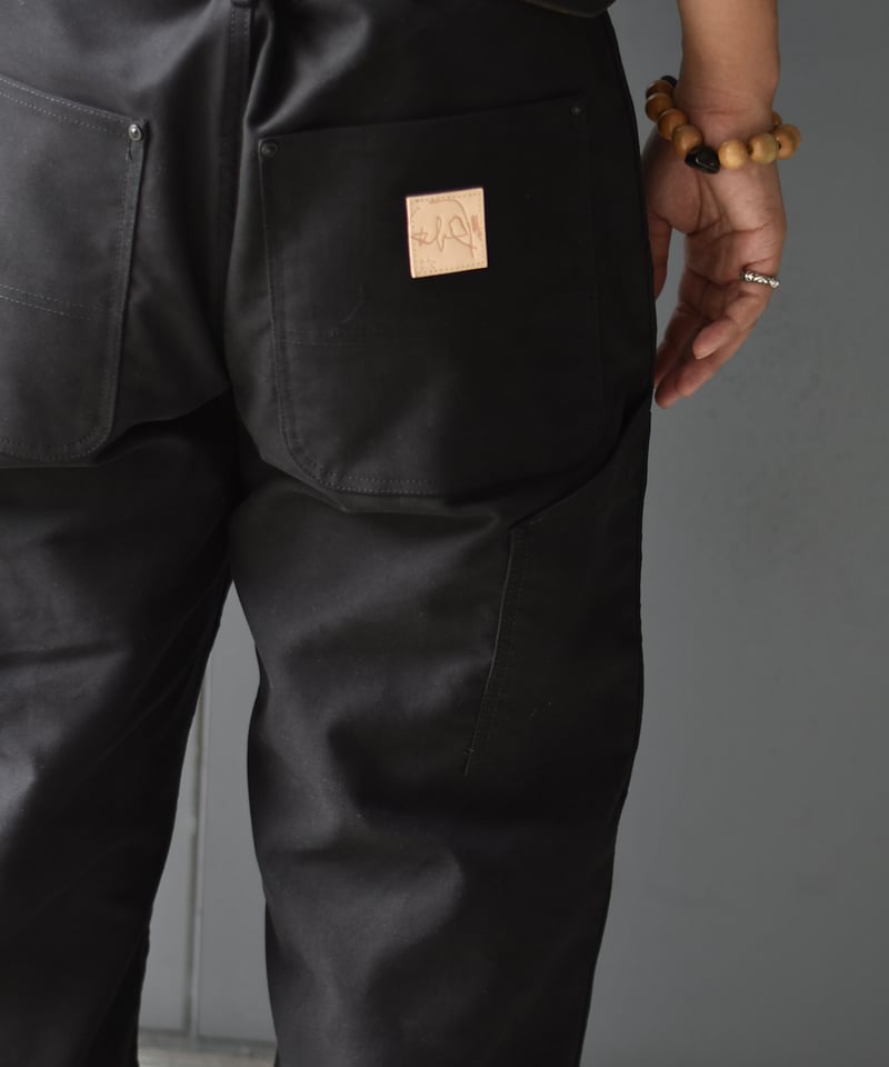 Willow Pants P-034 BLK-moleskin | 45do｜refomed・