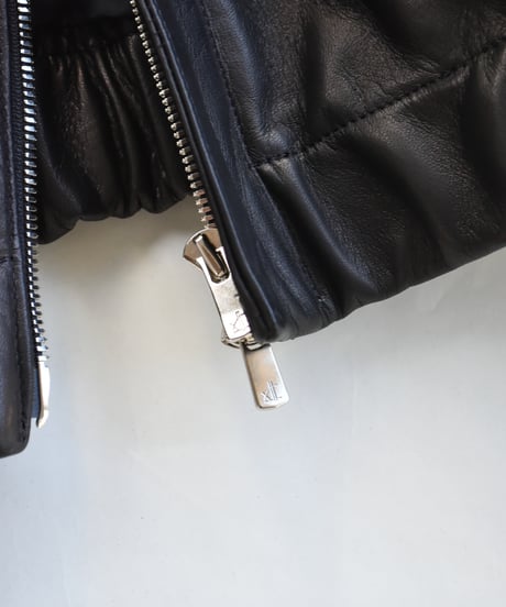 superNova. Leather flight jacket - Horsehide / Black