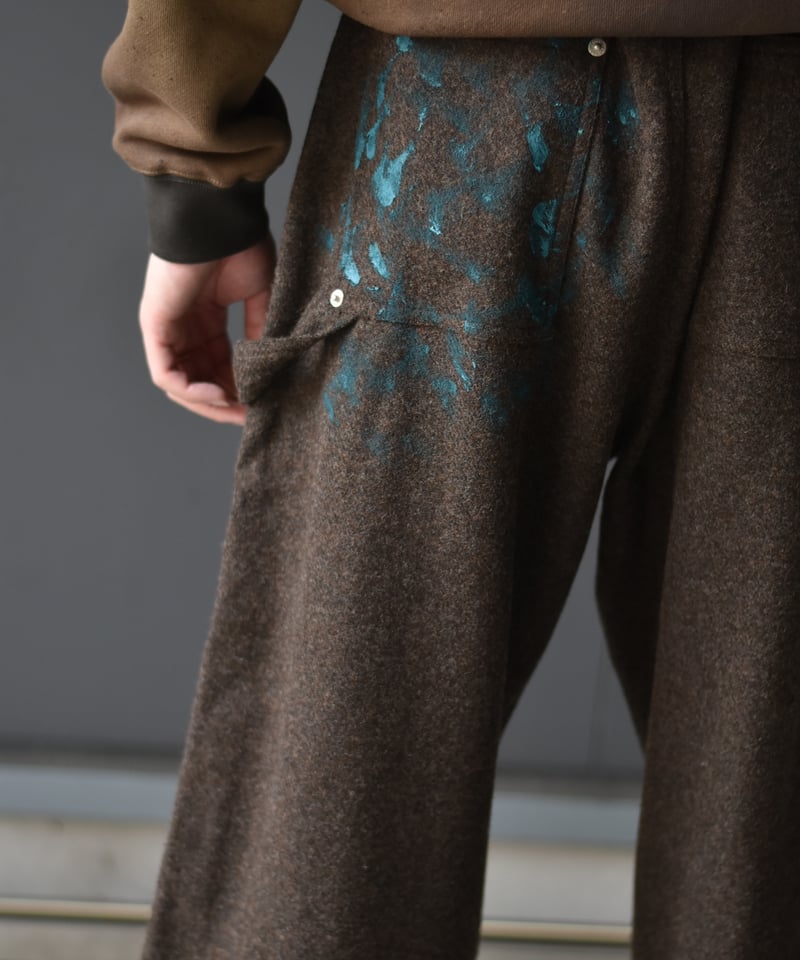 LAST1】PARANOID MELANGE PAINTER PANTS | 45do｜re