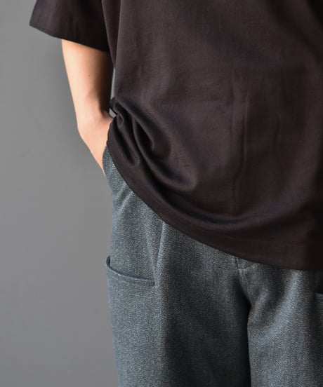 Gorsch the merry coachman Summer Wool Knit Pullover-Ryukyu Indigo
